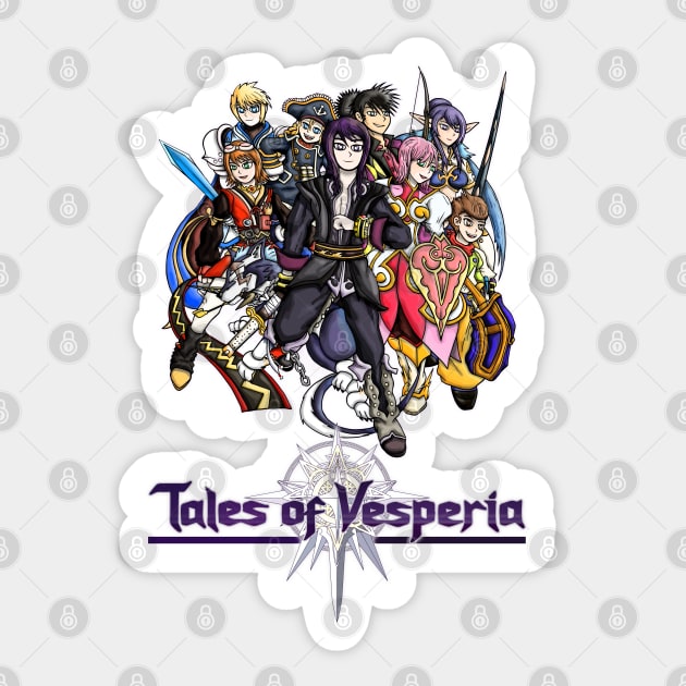 Tales of Vesperia Heroes Sticker by WarioPunk